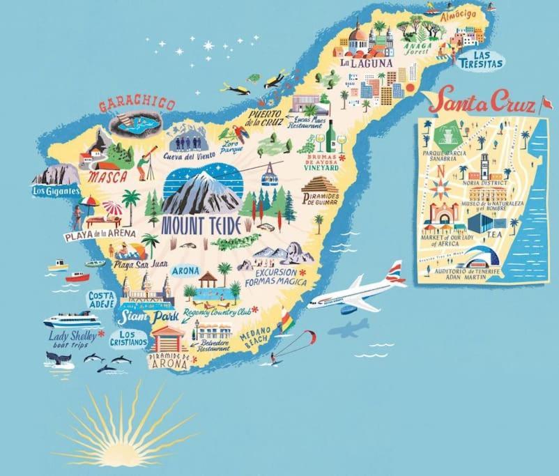 Acogedor Apartamento Con Vistas Al Mar Costa Adeje  Εξωτερικό φωτογραφία